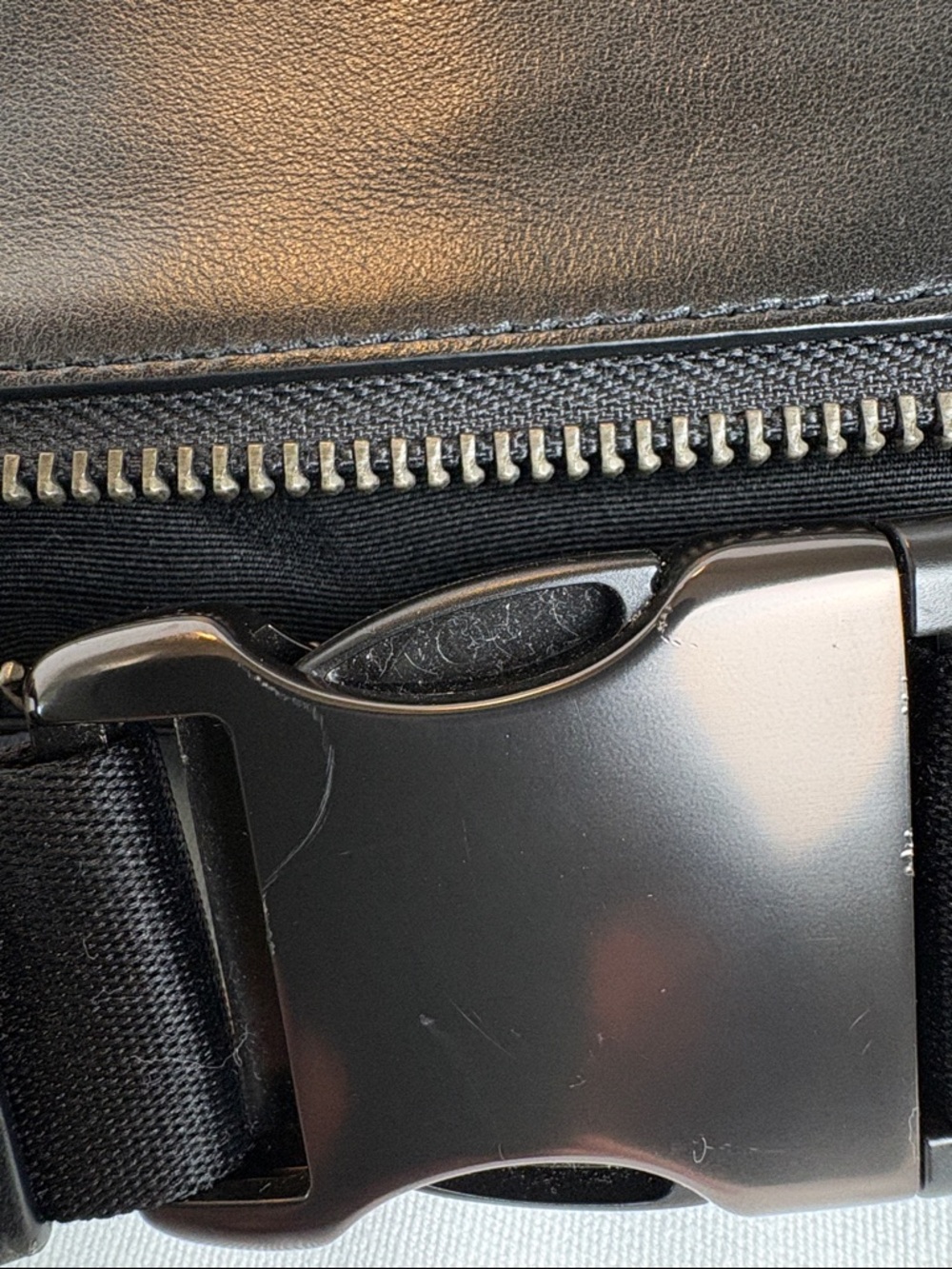 Coach Men’s Heritage Belt Bag Black Leather - Excellent Condition - Picture 15 of 16